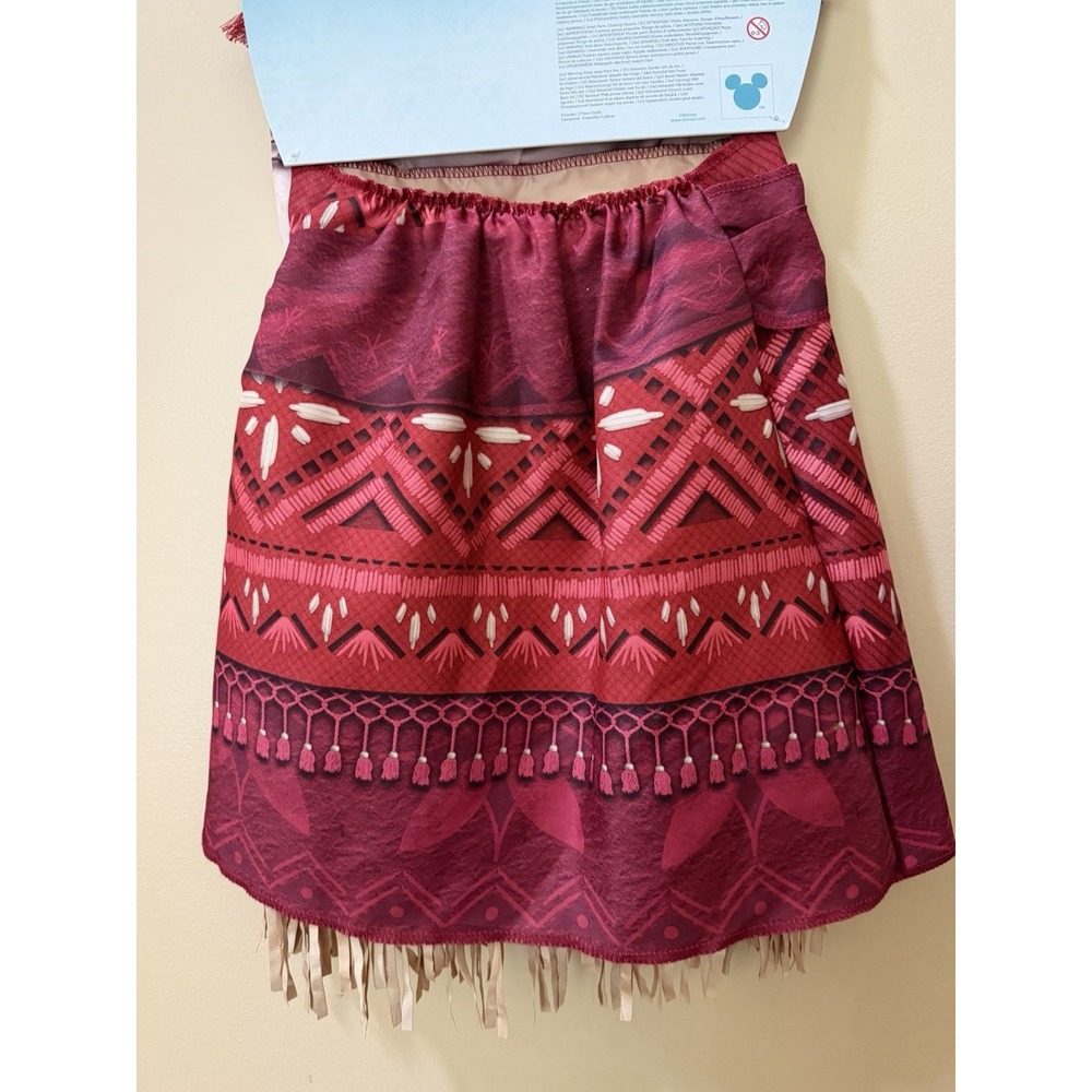 NEW Disney's Moana 2 Moana Adventure Outfit/Costume Fit Sizes 4-6X NWT - Picture 9 of 9